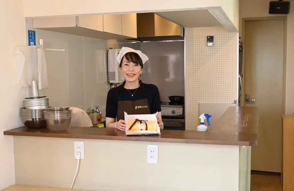 認定教室のシフォンケーキ
