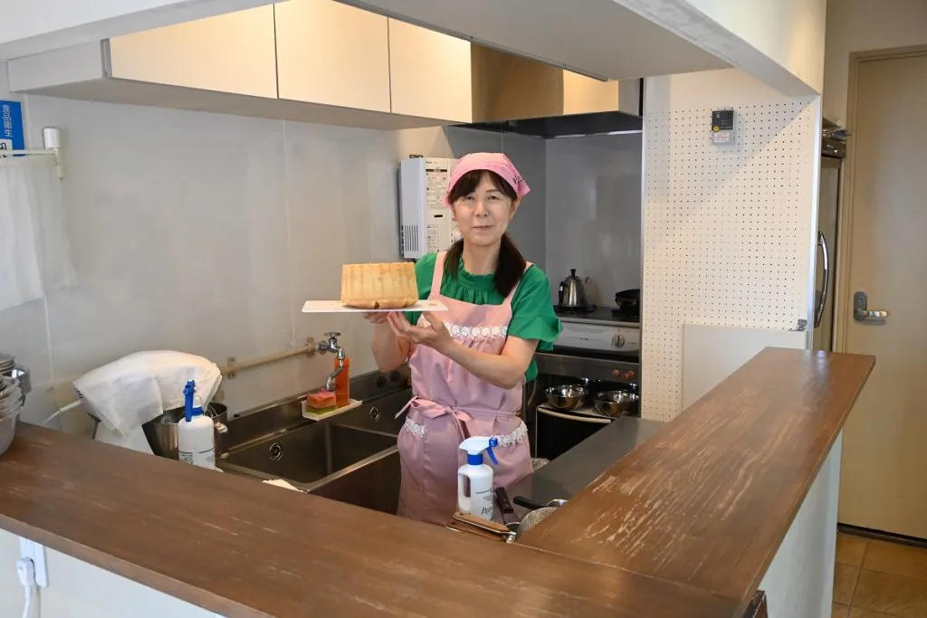 認定教室のシフォンケーキ